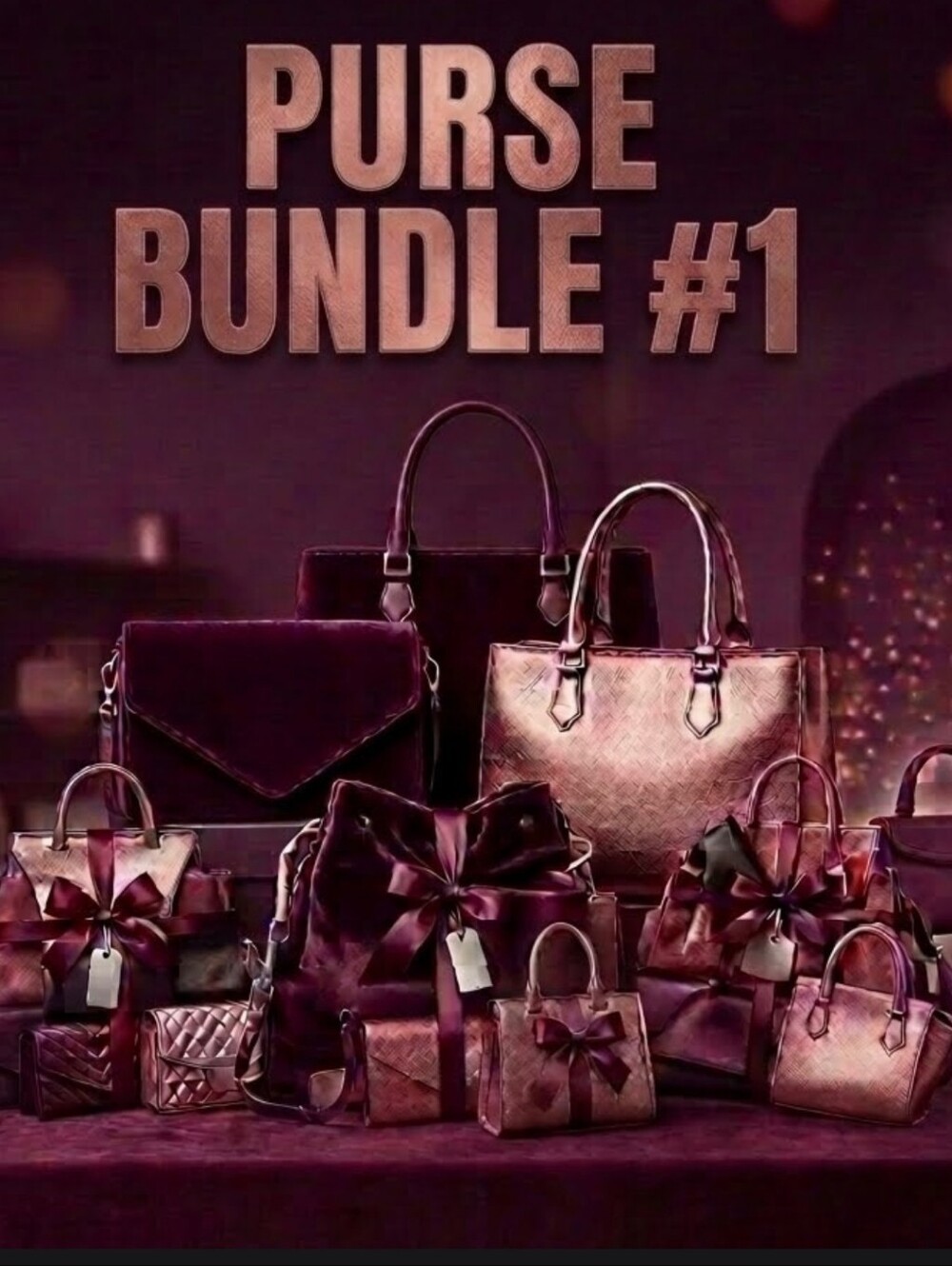 Elegant Plum Shoulder Bag Collection — Women’s Fashion Handbags